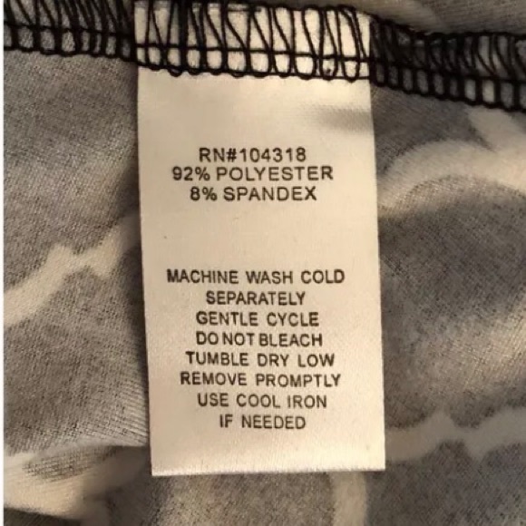 ❌SOLD❌Black & White Pullover Dress Plus Size 3X - Picture 5 of 6